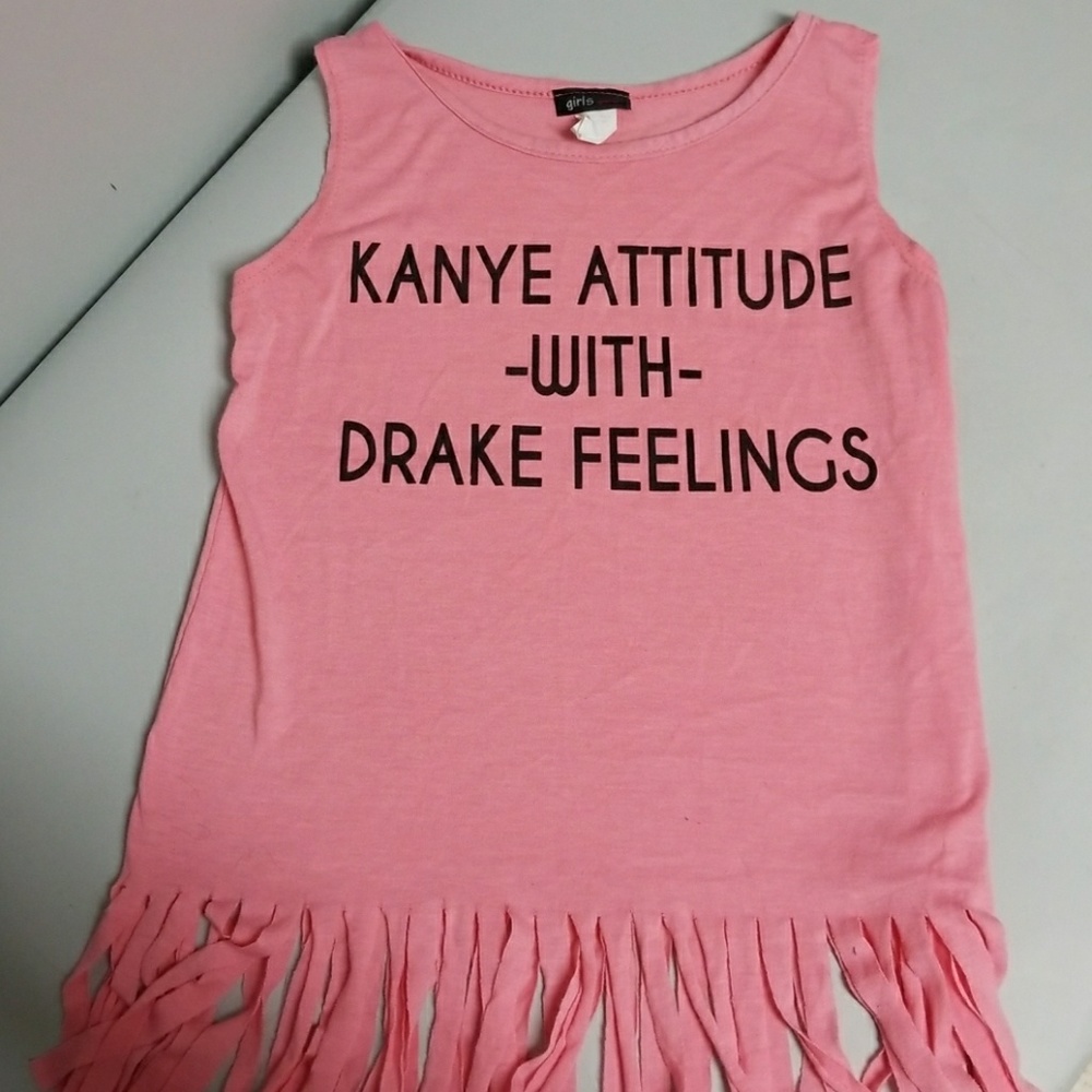 Fringe tank top girls sz 10/12